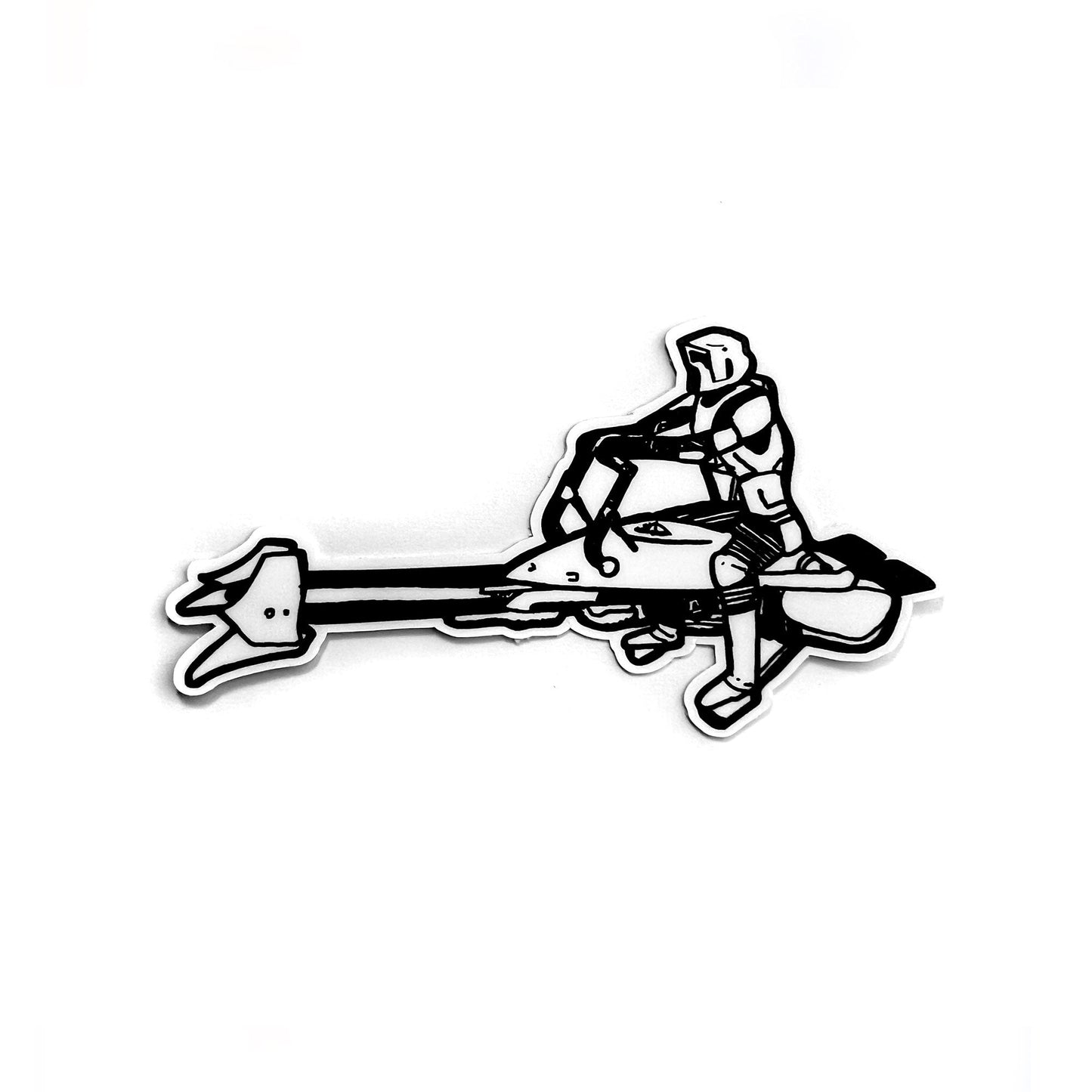 Speeder Bike Sticker