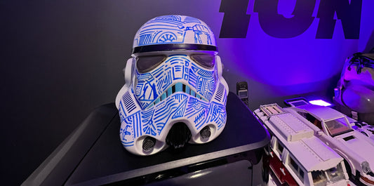 Why I started drawing on Stormtrooper helmets