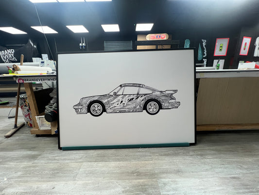 Large Custom Porsche 911 (930) Turbo Original