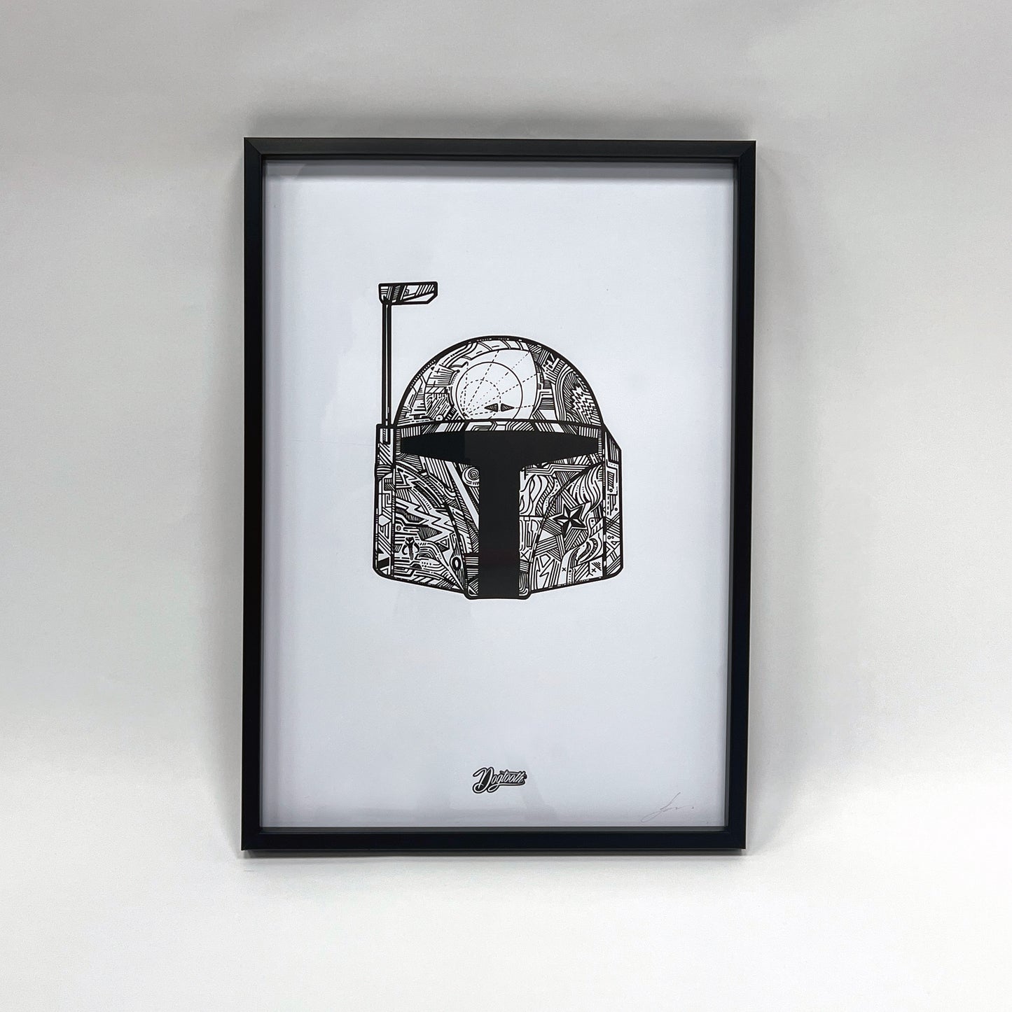 Boba Fett - Framed A3 Print