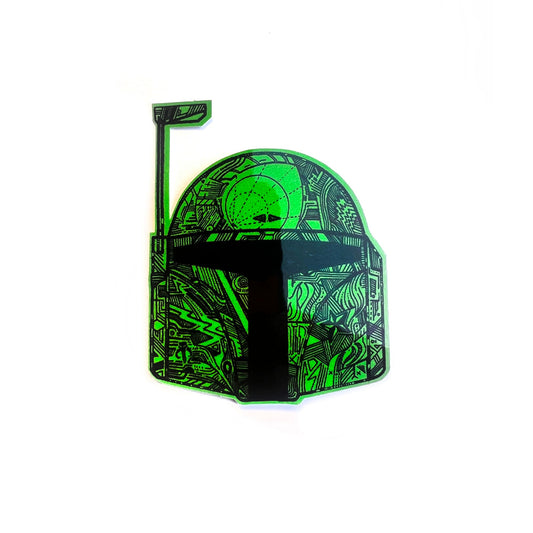 Boba Fett Green Sticker