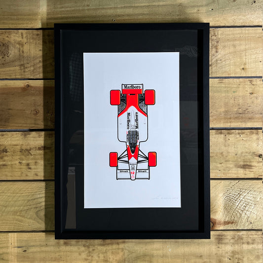 McLaren MP4/4 — Red Tyres