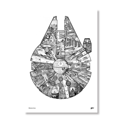 Millennium Falcon - Art Print
