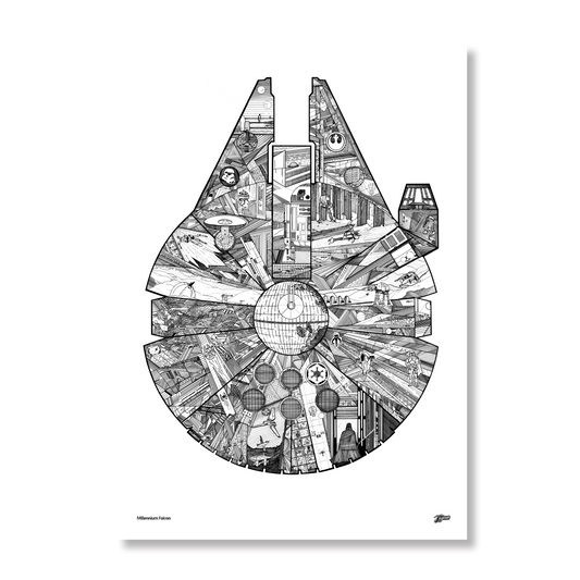 Millennium Falcon - Art Print