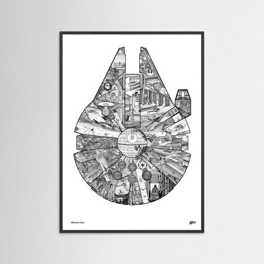 Millennium Falcon - Framed