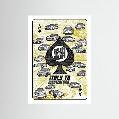 Run to the Sun 2025 - Black and Gold A2