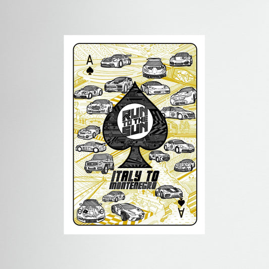 Run to the Sun 2025 - Black and Gold A2