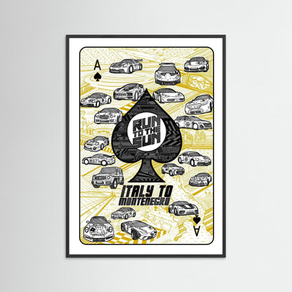 Run to the Sun 2025 - Black and Gold A2